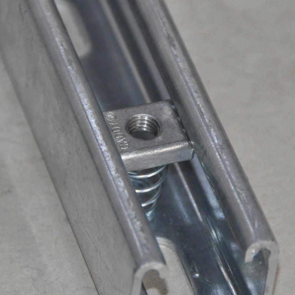NVENT CADDY nVent CADDY SPRA0037EG Strut Nut With Spring, 3/8 in