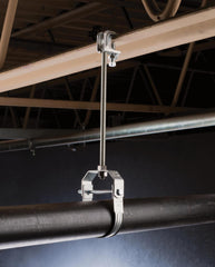 NVENT CADDY nVent CADDY 4010350EG Clevis Hanger 3-1/2 in Pipe 1/2 in Rod