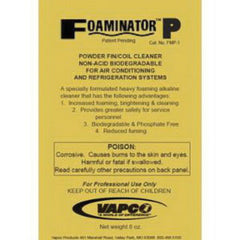 VAPCO PRODUCTS FMP-1 DRAIN CLEANERS