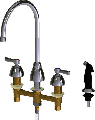 CHICAGO FAUCETS 200-AGN8AE3ABCP KITCHEN FAUCETS