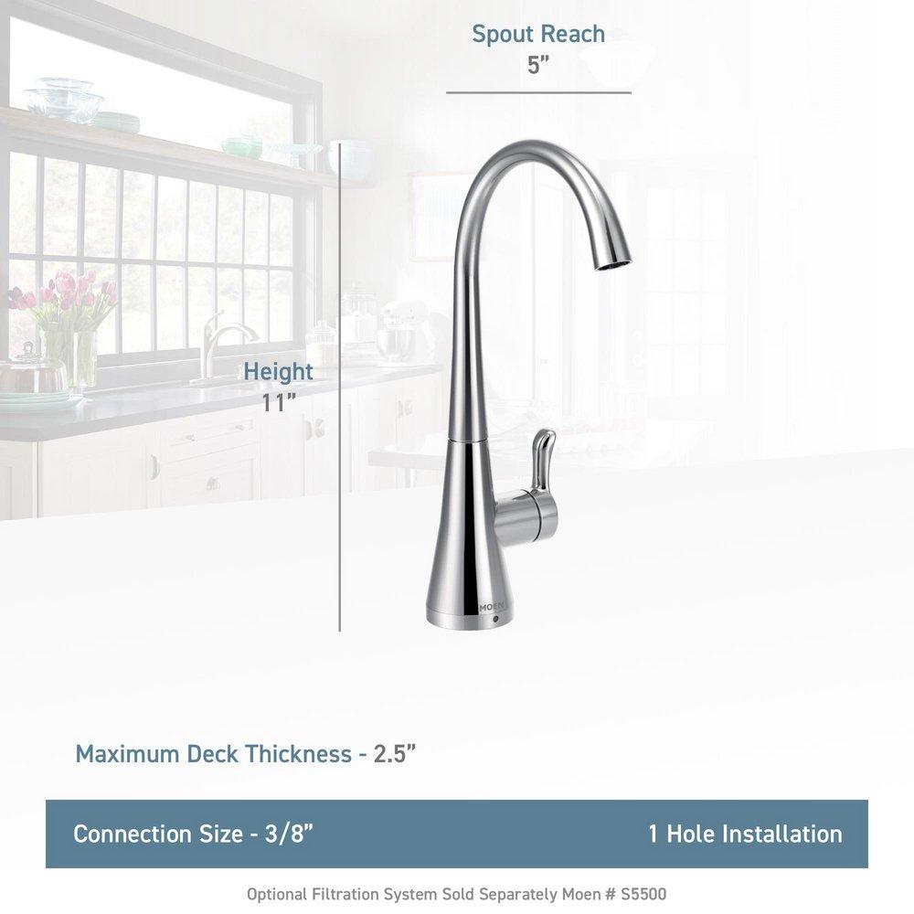 MOEN Moen S5520SRS Sip Single Handle Cold Only Water Dispenser