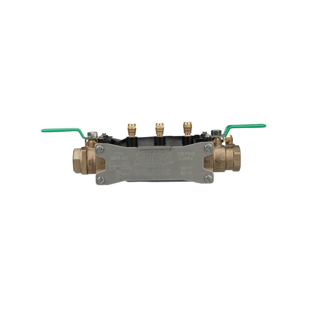ZURN Zurn Wilkins 112-350XL Double Check Backflow Preventer 1-1/2 Inch FNPT Bronze