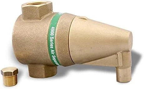 TACO Taco 49-100T-2 Auto Air Separator 1 FNPT Brass 240F 150 PSI