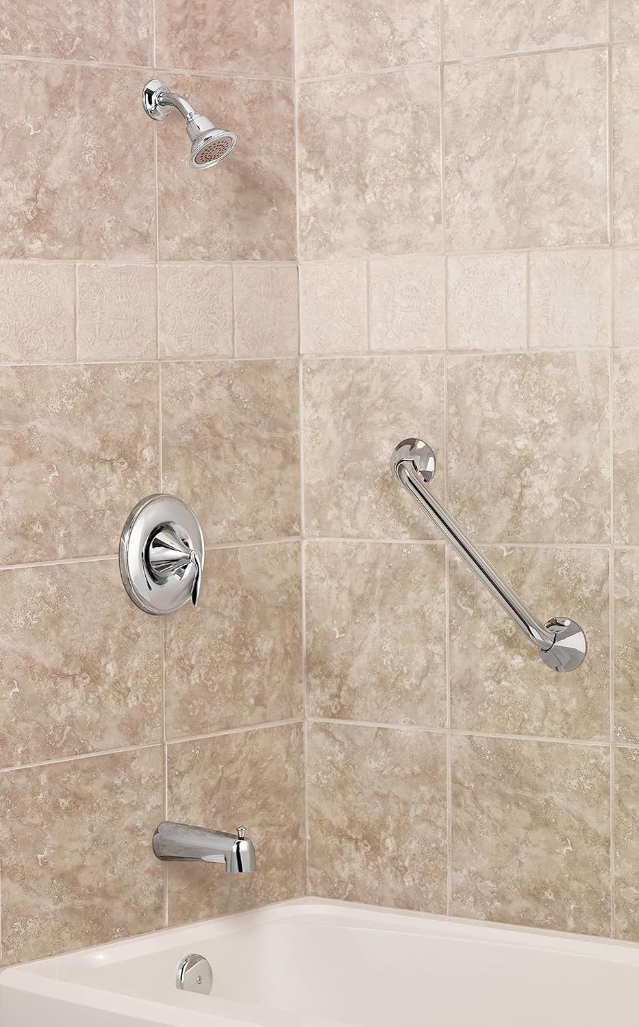 MOEN Moen T2133BN Eva Posi-Temp Single-Handle Tub and Shower Trim Kit Brushed Nickel
