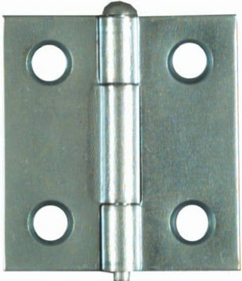 NATIONAL HARDWARE National Mfg N141-739 Light Narrow Hinge 1.5in Zinc 2 Pack