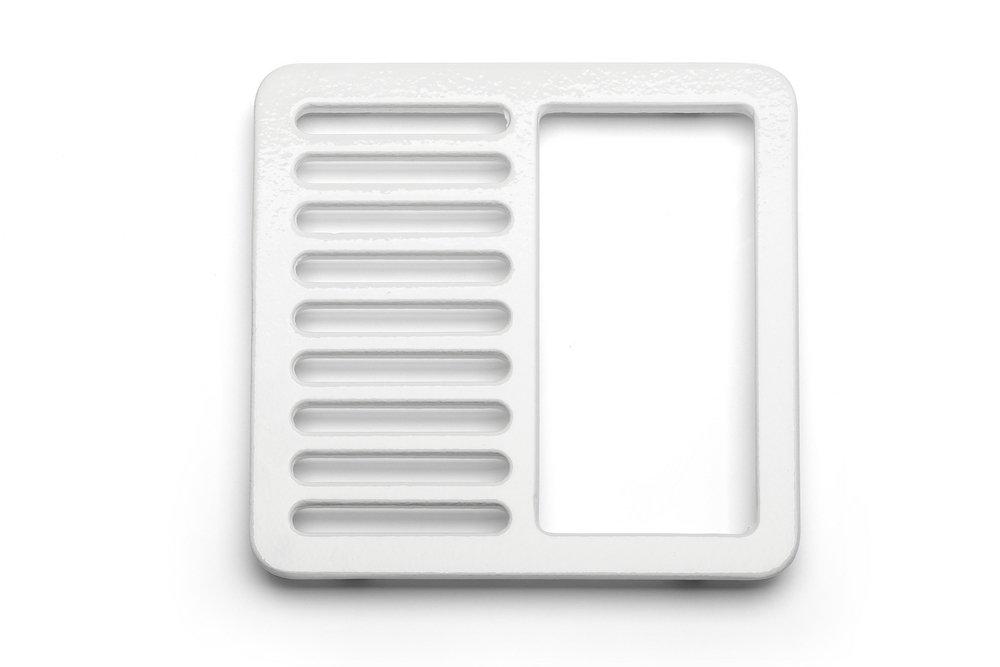 ZURN Zurn JP2375H Cast Iron Enameled Half Grate for FD2375 Floor Sink