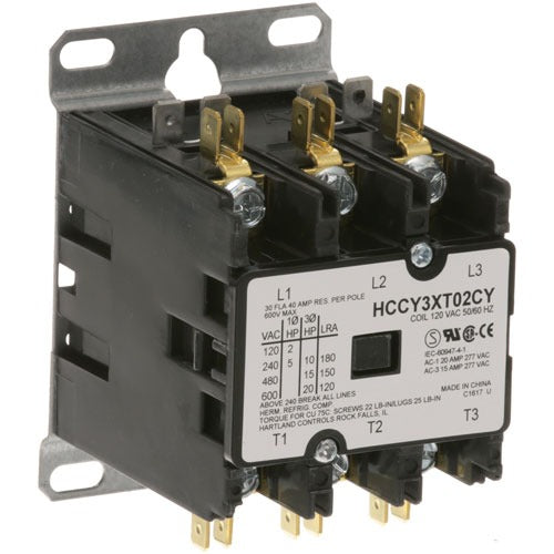 STERO Stero P475500 Contactor 30/40A 120V (3 Pole) STRP475500