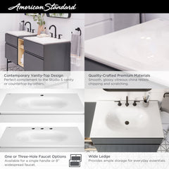 AMERICAN STANDARD 1297001.02 BATHROOM VANITIES