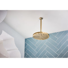 BRIZO Brizo RP48986GL Essential 10 Ceiling Mount Shower Arm and Flange Luxe Gold