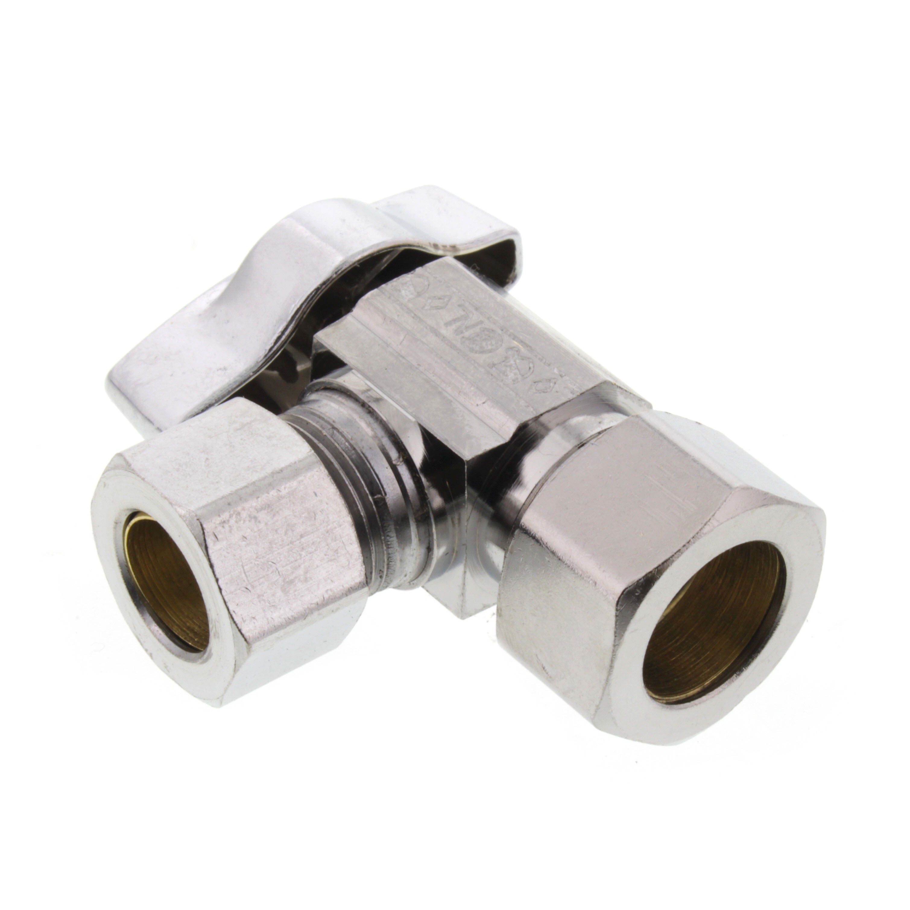 BRASSCRAFT BrassCraft KTCR39XC 1/2 in. Compression x OD Compression Ball Handle Angle Supply Stop Valve