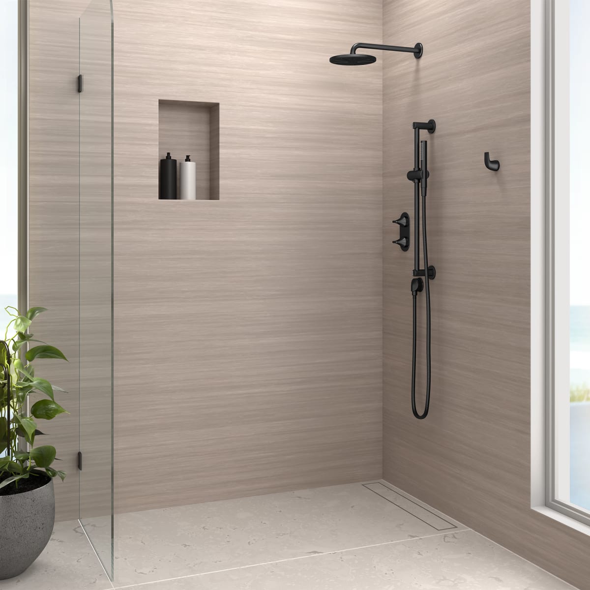 DXV DXV D35120210.243 Modulus Towel Hook in Matte Black