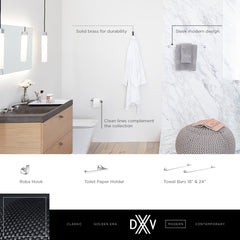 DXV DXV D35120210.243 Modulus Towel Hook in Matte Black