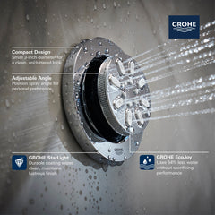 GROHE Grohe 267442430 Body Spray - 2 Sprays, 0.9gpm in Matte Black