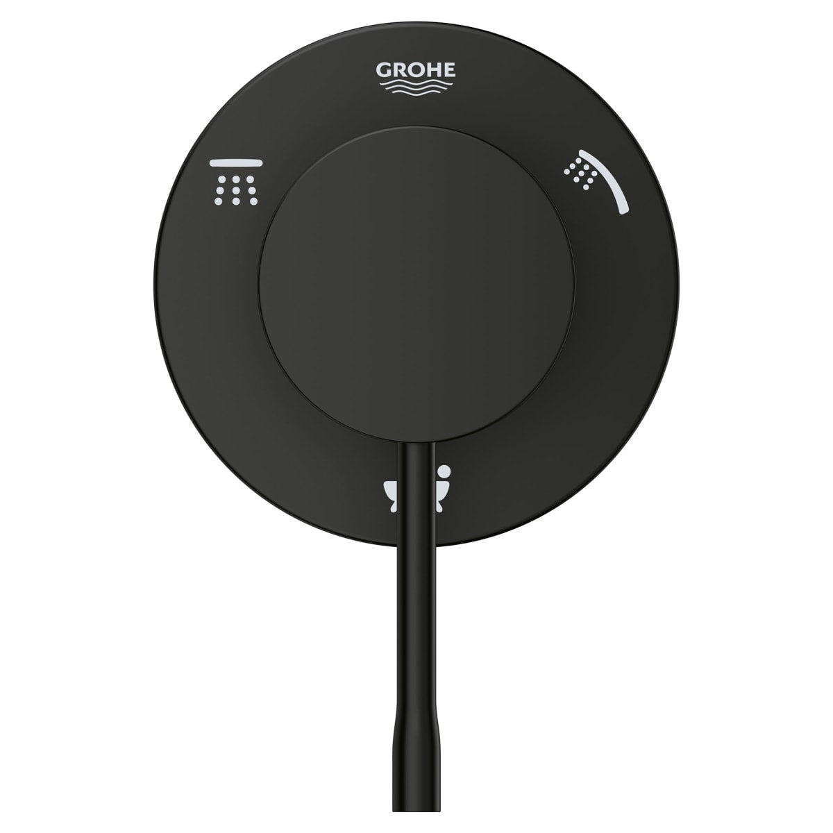GROHE Grohe 292032431 3-Way Diverter Trim in Matte Black