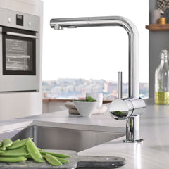 GROHE GROHE 30300000 Minta Single Handle Pull Out Kitchen Faucet 1.75 GPM (Each) Replacement MPN