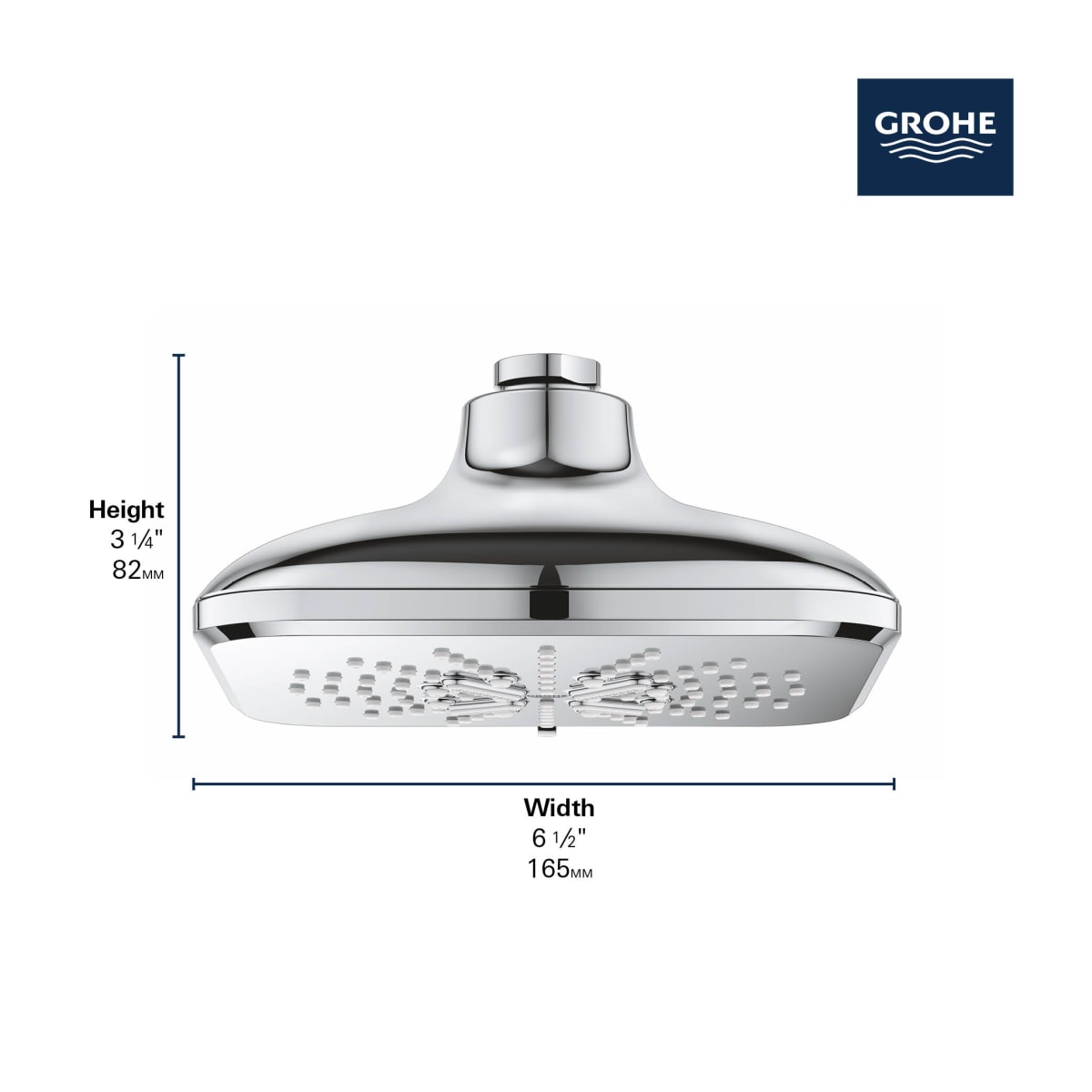 GROHE Grohe 267972430 Shower Head 1.75 gpm in Matte Black