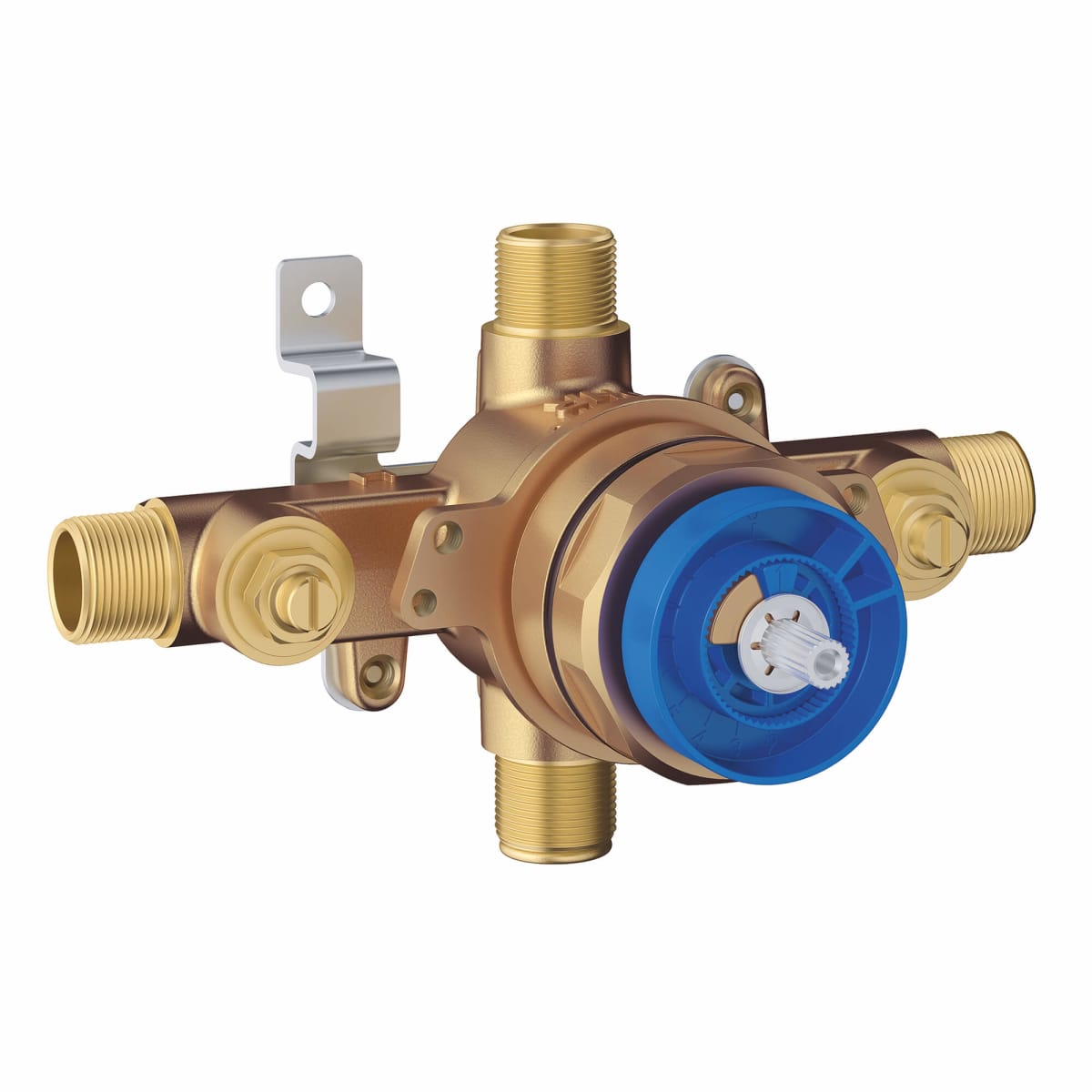 GROHE GROHE 35015001 Grohsafe 1/2 in. MPT Connection Pressure Balancing Valve with Stops