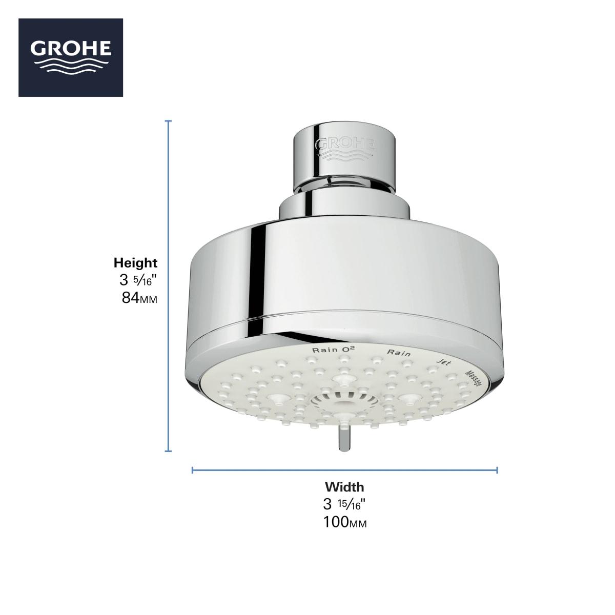 GROHE Grohe 26043A01 Ntempcosmopolitan 100 IV Headshower 6,6L