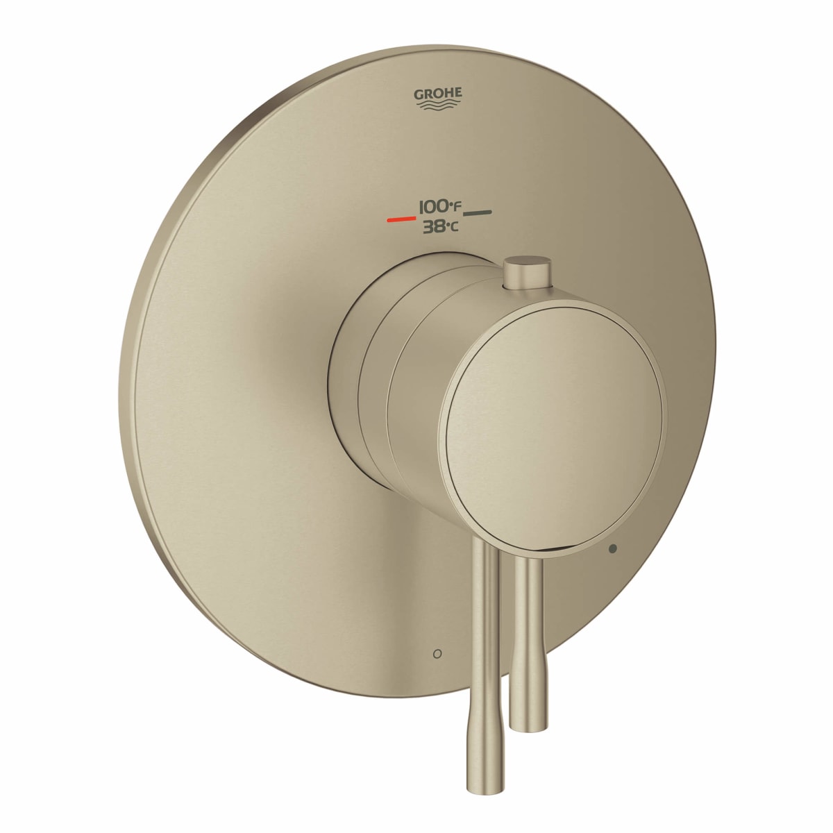 GROHE Grohe 19987EN1 Single Function Thermostatic Valve Trim in GROHE BRUSHED NICKEL