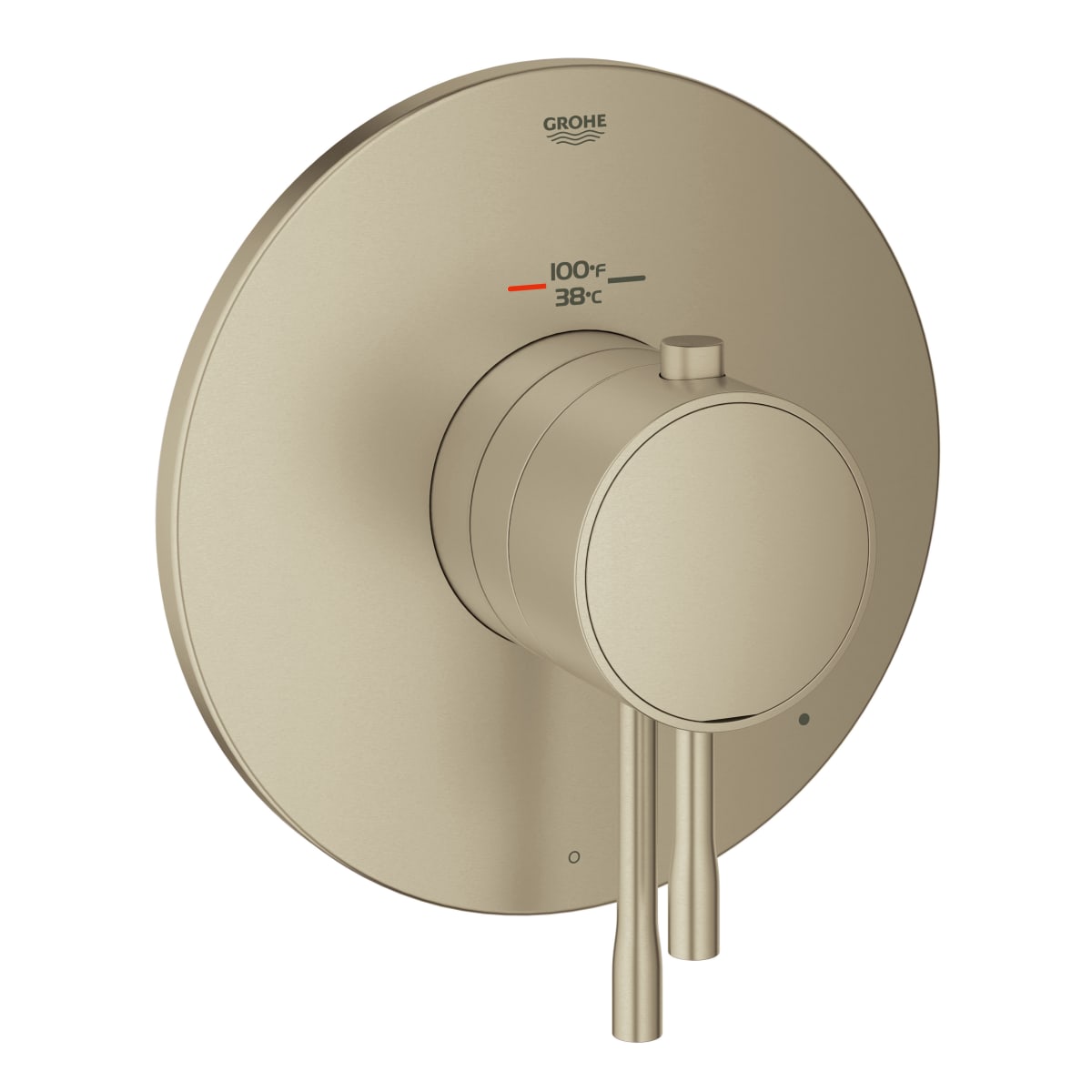GROHE Grohe 19987EN1 Single Function Thermostatic Valve Trim in GROHE BRUSHED NICKEL