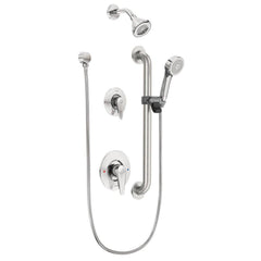 MOEN Moen T9342GBM15 Commercial 1.5 GPM 3-Function Wall Mount Shower System with Double Lever Handle