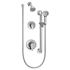 MOEN Moen T9342GBM15 Commercial 1.5 GPM 3-Function Wall Mount Shower System with Double Lever Handle