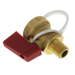 CALEFFI Caleffi 538202 FD Drain Valve 1/4-Inch Garden Hose with Cap