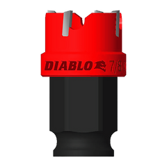 DIABLO Diablo DHS0875CF Steel Demon 7/8 In. Carbide Teeth Hole Cutter with Snap-Lock Plus Mandrel System
