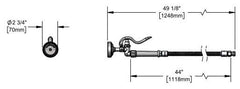 T&S BRASS T&S Brass B-0100 Hose Assembly with Spray Valve