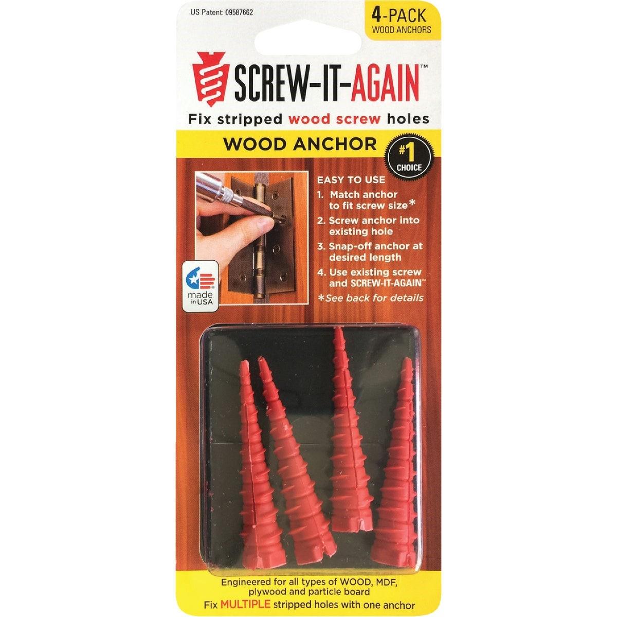 SCREW-IT-AGAIN SIA-4PK SCREWS, NUTS, & WASHERS