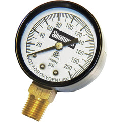 SIMMONS 1309 PRESSURE GAUGES