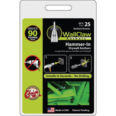 WALLCLAW ANCHORS PCK-WC25-YS PLIERS