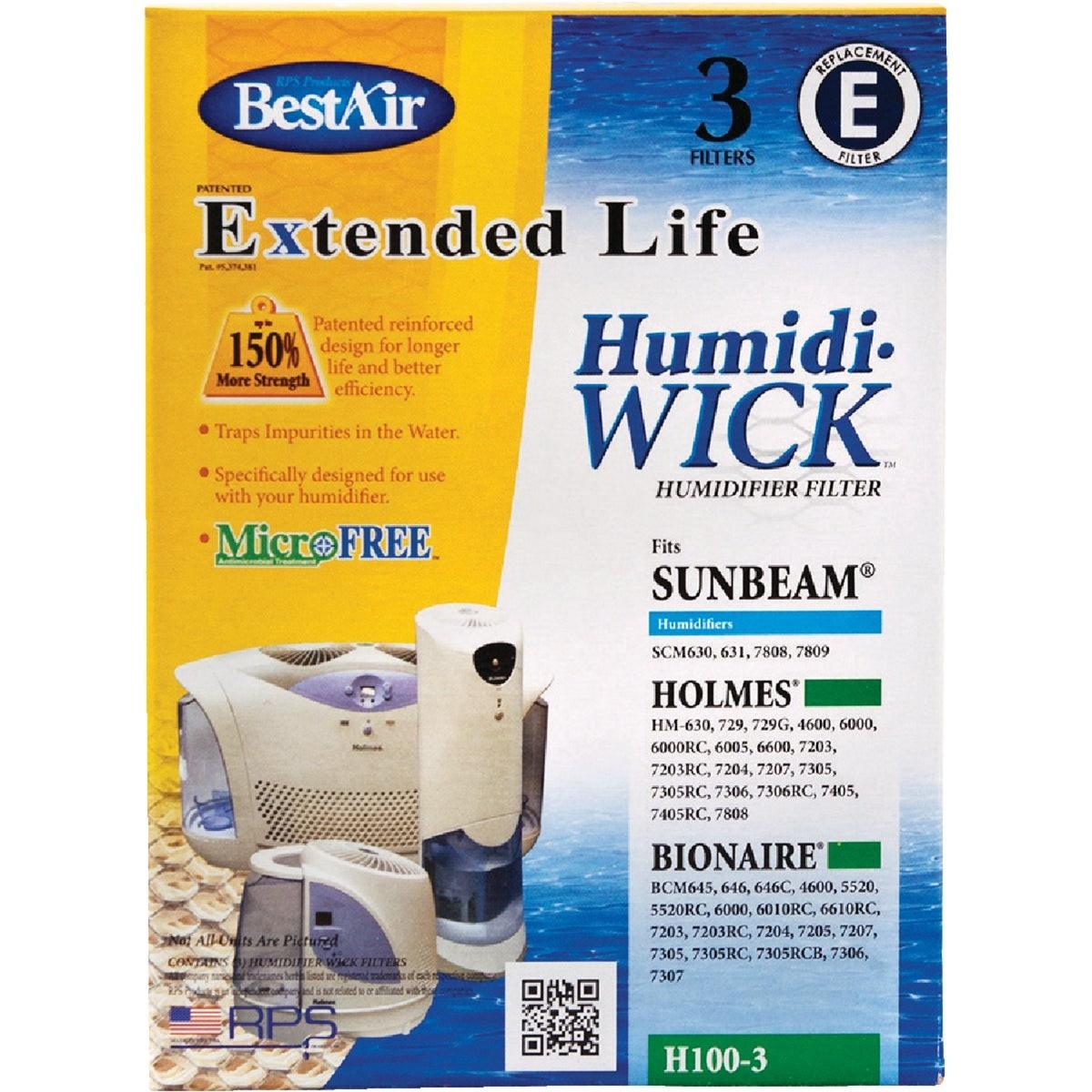 BESTAIR H100-PDQ-3 HUMIDIFIER FILTERS