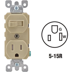 LEVITON R51-T5225-0IS TOGGLE SWITCHES