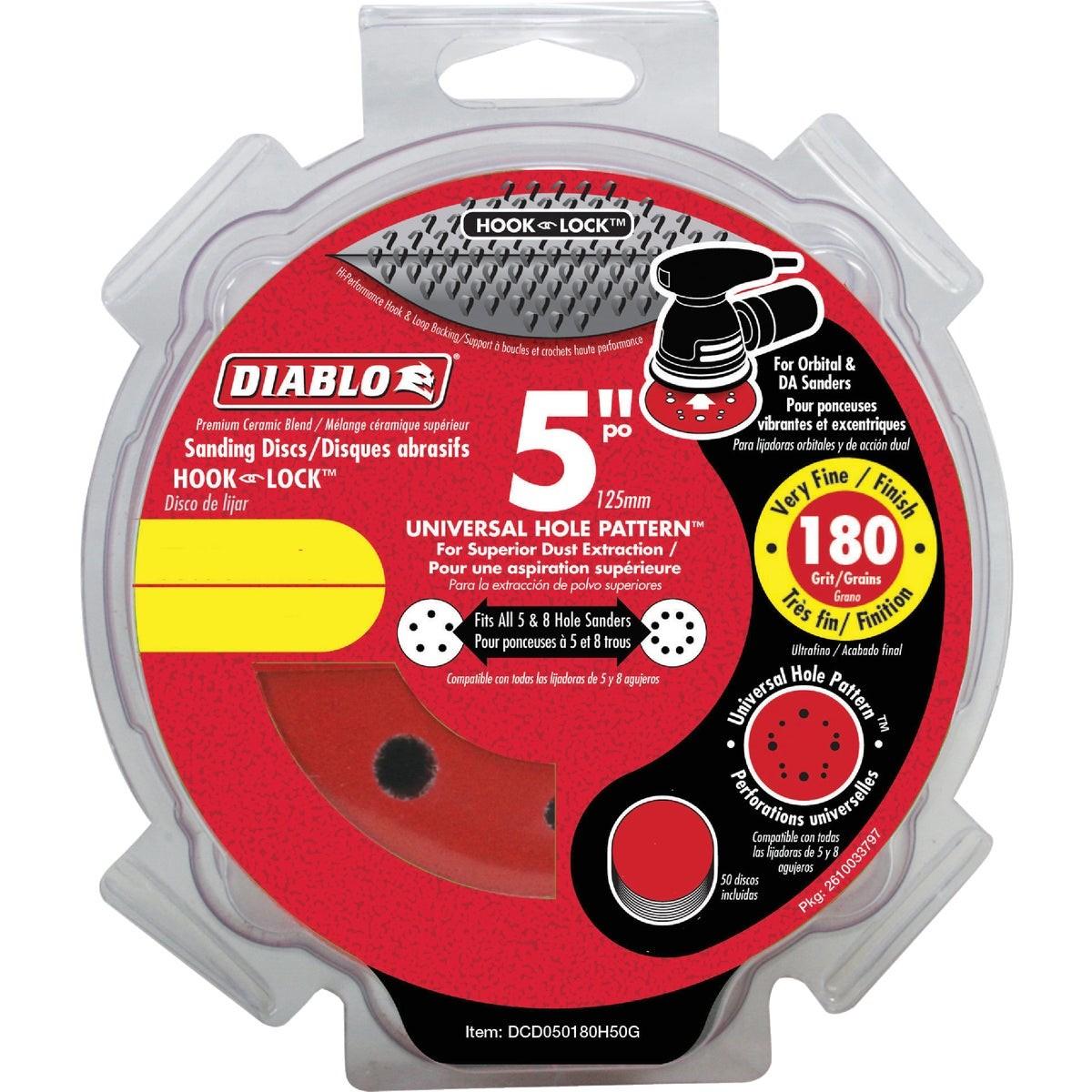DIABLO DCD050180H15G SANDING DISCS