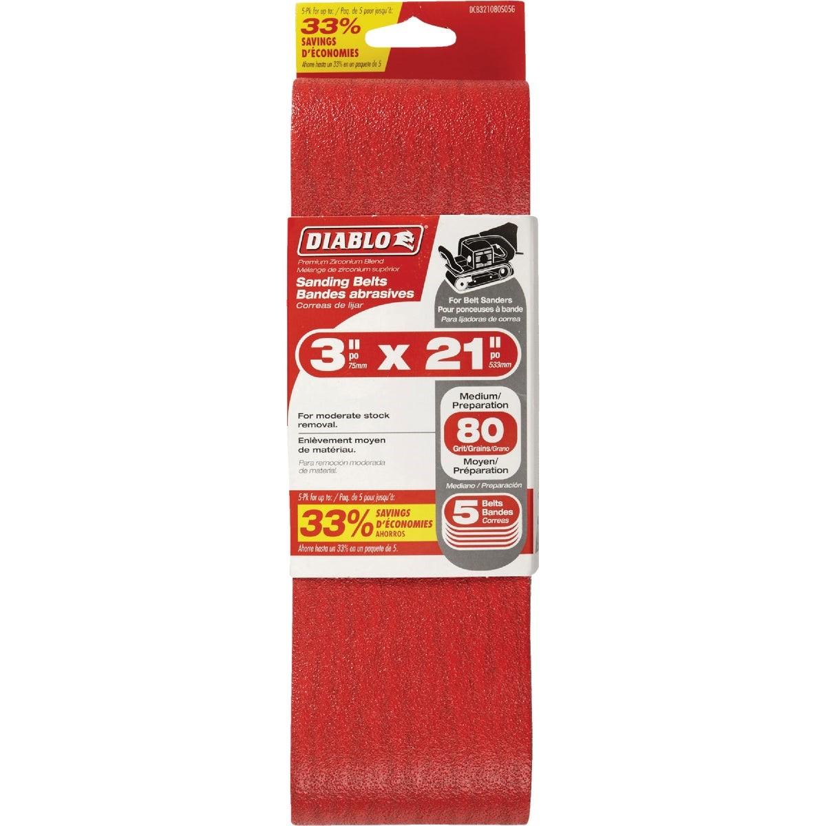 DIABLO DCB321080S05G SANDING BELTS