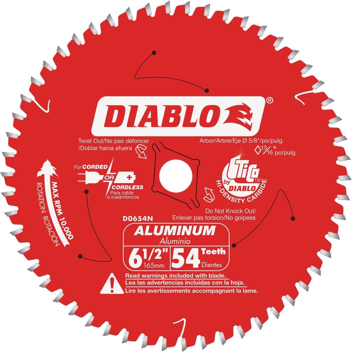 DIABLO D0654N CIRCULAR SAW BLADES
