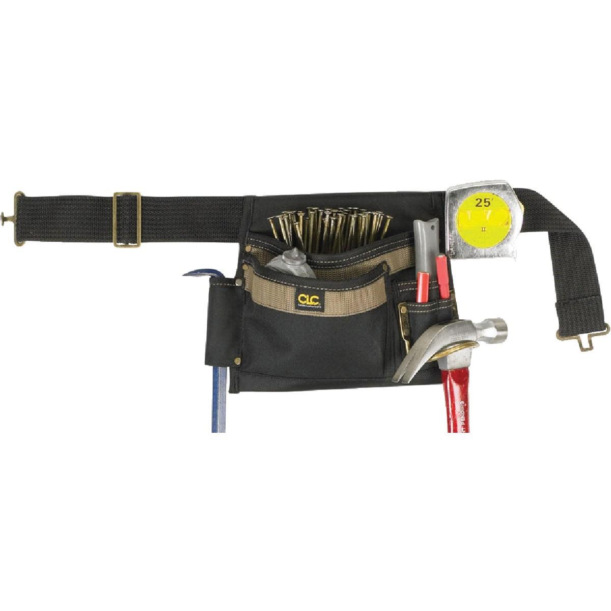 CLC WORK GEAR CLC 1245 CLC1245 5-Pocket Polyester & Ballistic Nylon Single Side Carpenter Apron