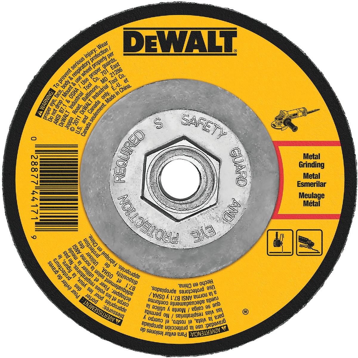 DEWALT DWA4511H GRINDING & CUT OFF WHEELS