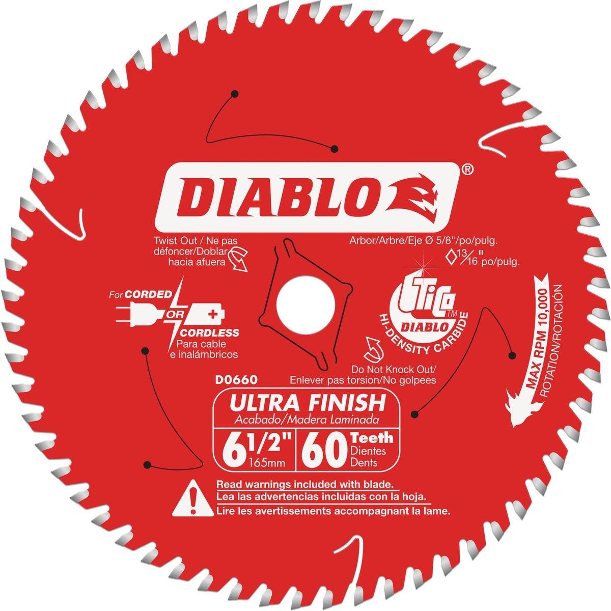 DIABLO D0660X CIRCULAR SAW BLADES