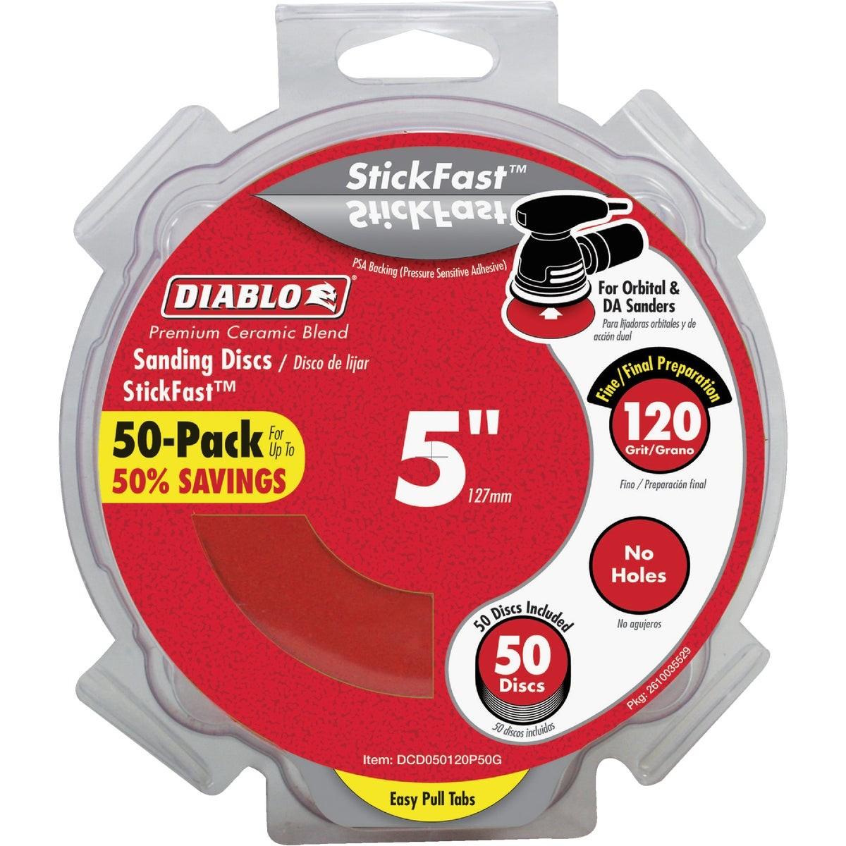 DIABLO DCD050120P50G SANDING DISCS