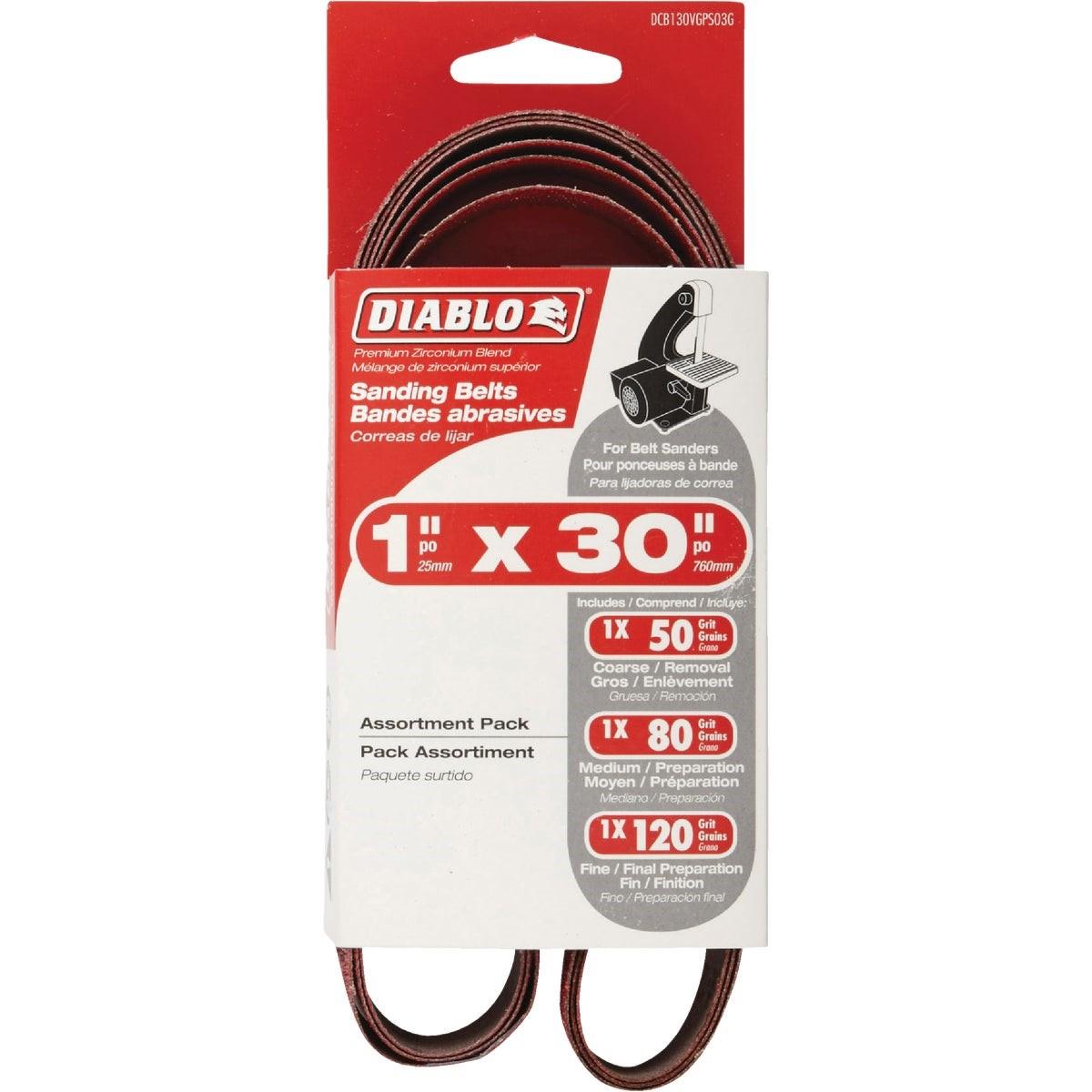 DIABLO DCB130VGPS03G SANDING BELTS
