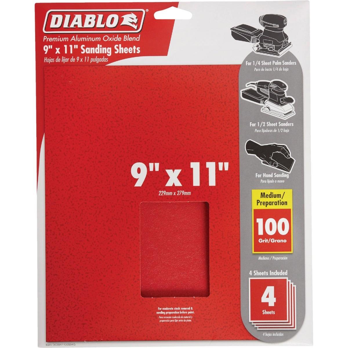 DIABLO DCS911100S04G ABRASIVE HAND PADS