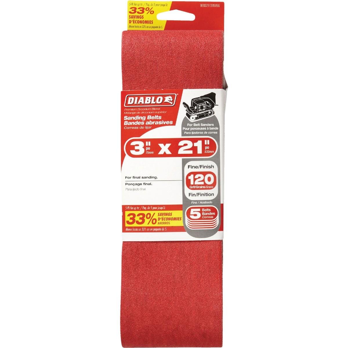 DIABLO DCB321120S05G SANDING BELTS