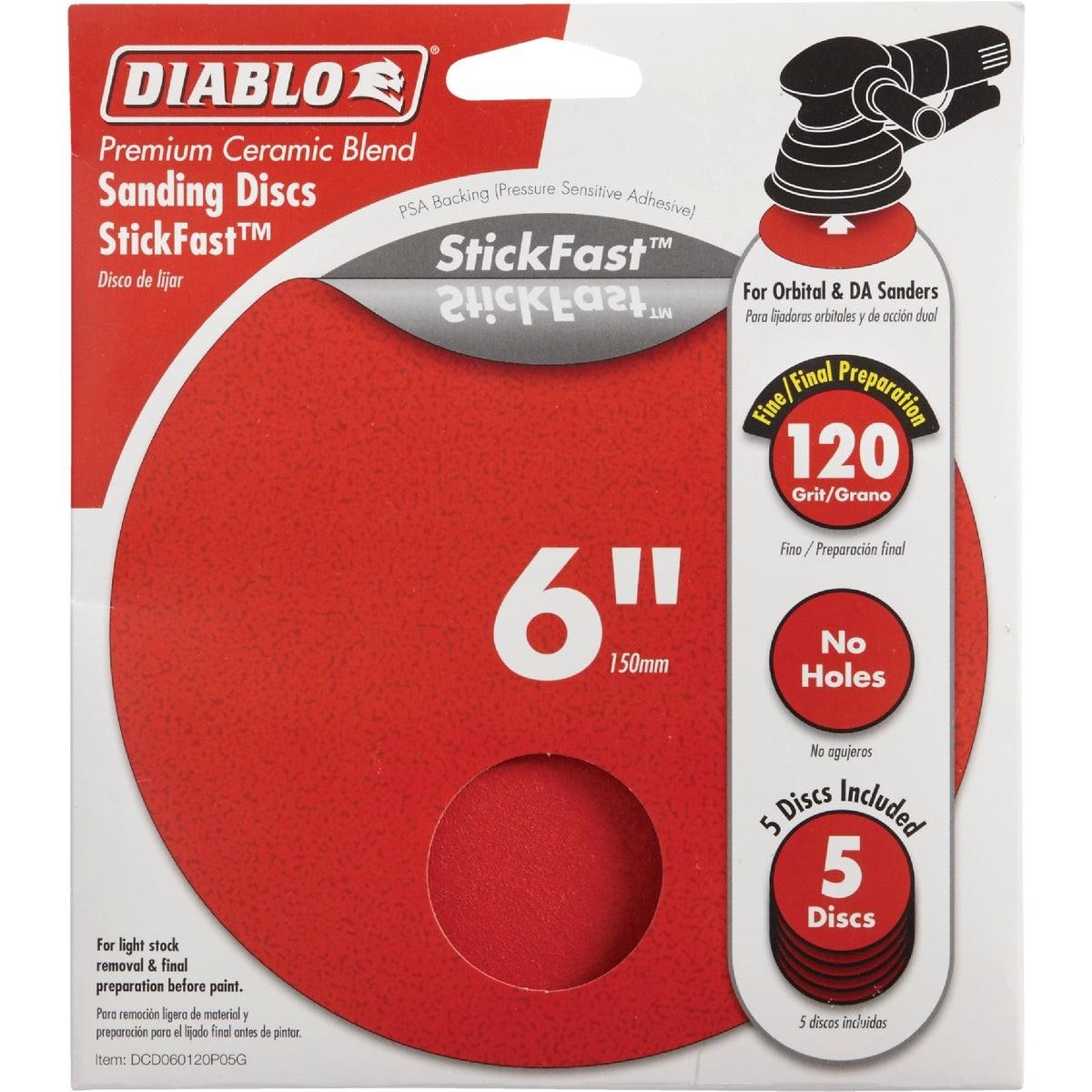 DIABLO DCD060120P05G SANDING DISCS