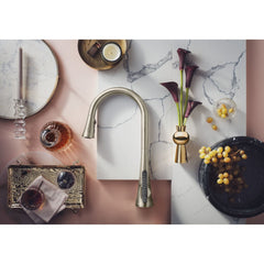 MOEN Moen S7235SRS Sinema Single Handle Pull Down Kitchen Faucet in Spot Resist Stainless