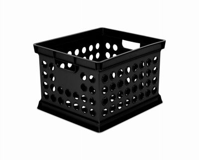 STERILITE Sterilite 16929006 Black Storage Crate 6 Pack