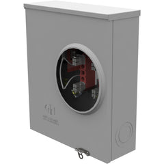 MILBANK Milbank U1980-O Single Position Meter Socket 200 Amp 1 Phase Ringless No Bypass 4 Term UG with Side Wireway 600V Triplex