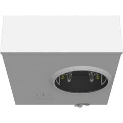 MILBANK Milbank U1980-O Single Position Meter Socket 200 Amp 1 Phase Ringless No Bypass 4 Term UG with Side Wireway 600V Triplex