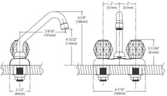 MOEN Moen 4975 Two-Handle Laundry Faucet